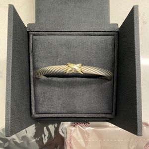 David Yurman 5mm X Station Cable Bracelet - Medium